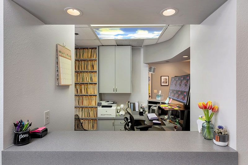Front desk at Santa Monica Dental Studio
